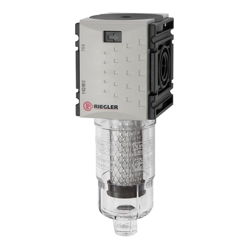 Riegler Aktivkohlefilter »FUTURA-mini« mit PC-Behälter, BG 0, G 1/4