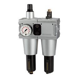 Riegler Wartungseinheit 2-tlg. »multifix« mit Metallbehälter, BG 5, G 1