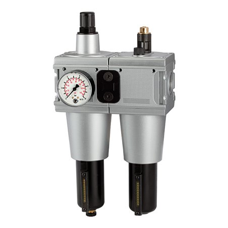 Riegler Wartungseinheit 2-tlg. »multifix« mit Metallbehälter, BG 5, G 1