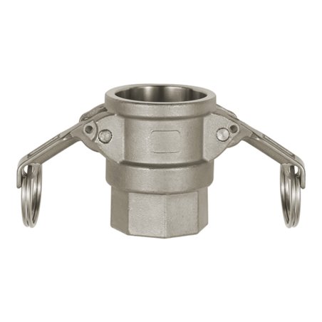 Riegler Kamlok-Schnellkupplungsdose mit IG, Typ D, ES 1.4401, G 1 1/2