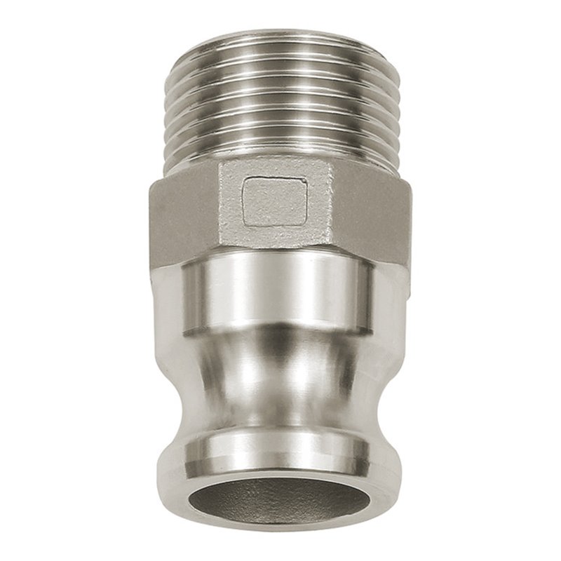 Riegler Kamlok-Schnellkupplungsstecker mit AG, Typ F, Alu, R 4