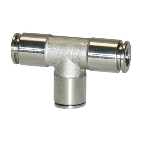Riegler T-Steckverbindung, für Schlauch-Außen-Ã˜ 12, 15bar, Edelst. 1.4404
