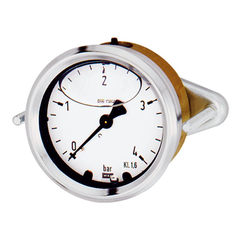 Riegler Glyzerinmano, Dreikantfrontring, G 1/2 exzentr., 0-16,0 bar, Ã˜100