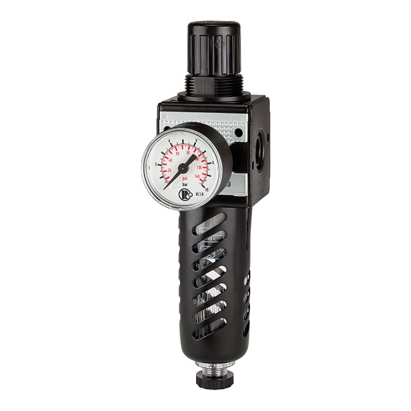 Riegler Filterregler »multifix«, mit PC-Behälter, Schutzkorb, BG 3, G 1/2