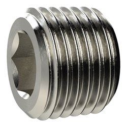 Riegler Verschlussschraube, Innensechskant, ohne Bund, R 2, MS vern.