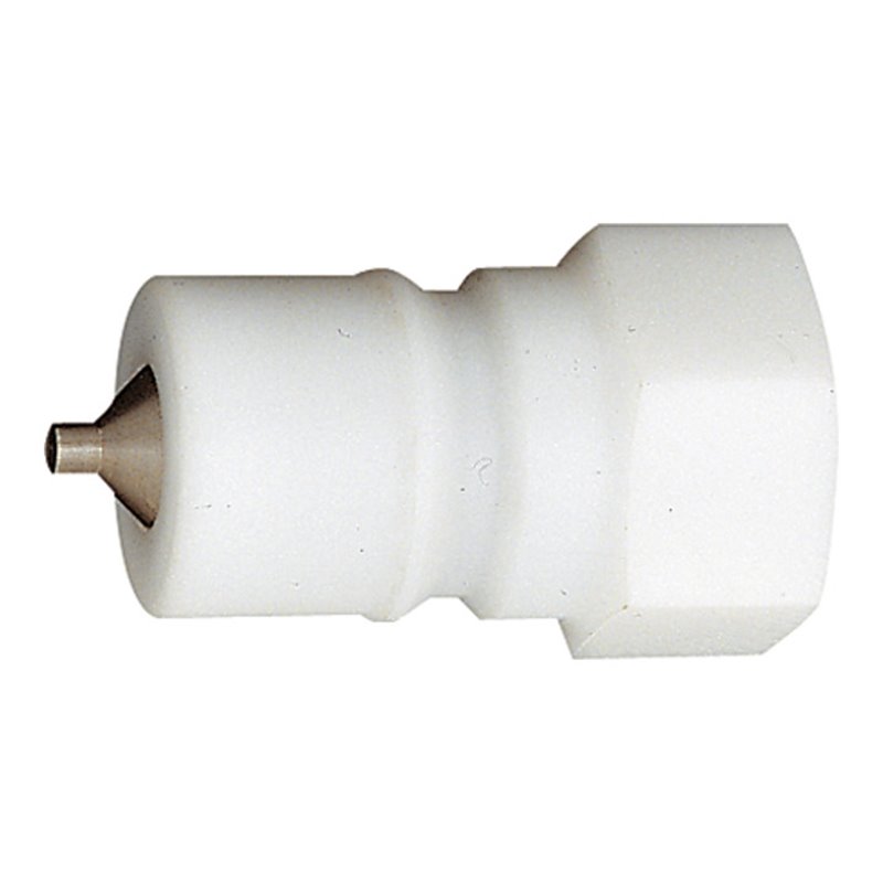 Riegler Verschlussnippel beidseitig absperrend, POM, G 3/8 IG, NW 7,5