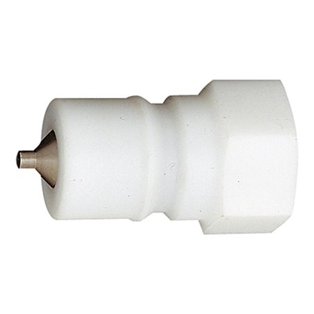 Riegler Verschlussnippel beidseitig absperrend, POM, G 3/8 IG, NW 7,5