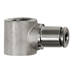 Riegler L-Ringstück, G 1/4, für Schlauch-Außen-Ã˜ 10 mm, Edelstahl 1.4404