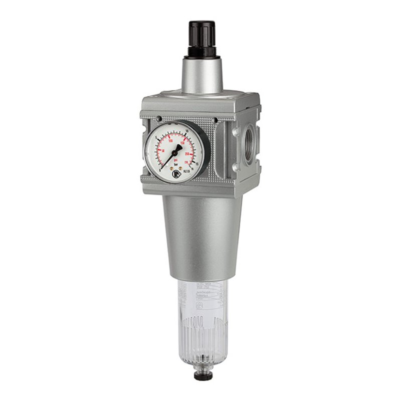 Riegler Filterregler »multifix«, PC-Behälter, BG 5, G 1, 0,5 - 16 bar, HA