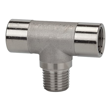 Riegler T-Stück, innen/außen/innen, G/R 1/4, Edelstahl 1.4404