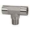 Riegler T-Stück, innen/außen/innen, G/R 1/4, Edelstahl 1.4404