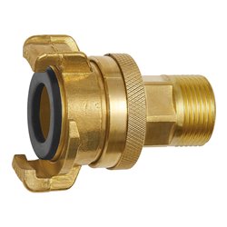 Riegler GEKA-Gewindestück, starr, Sicherheitsausführung, Ring, G 1 AG