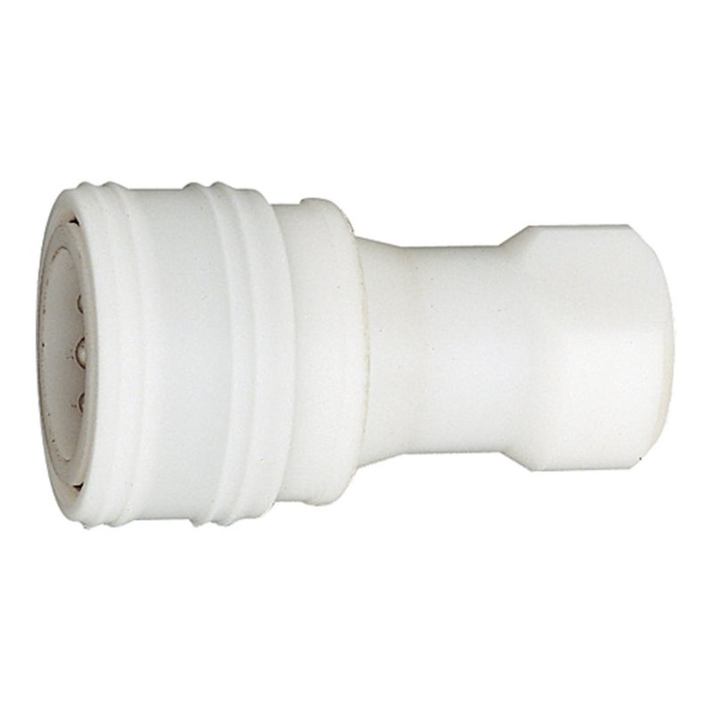 Riegler Hydraulikkupplung beidseitig absperrend, POM, G 3/8 IG, NW 7,5