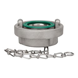 Riegler Storz-Blindkupplung, Kette, ES V4A, Storz-Größe 52-C, KA 66 mm