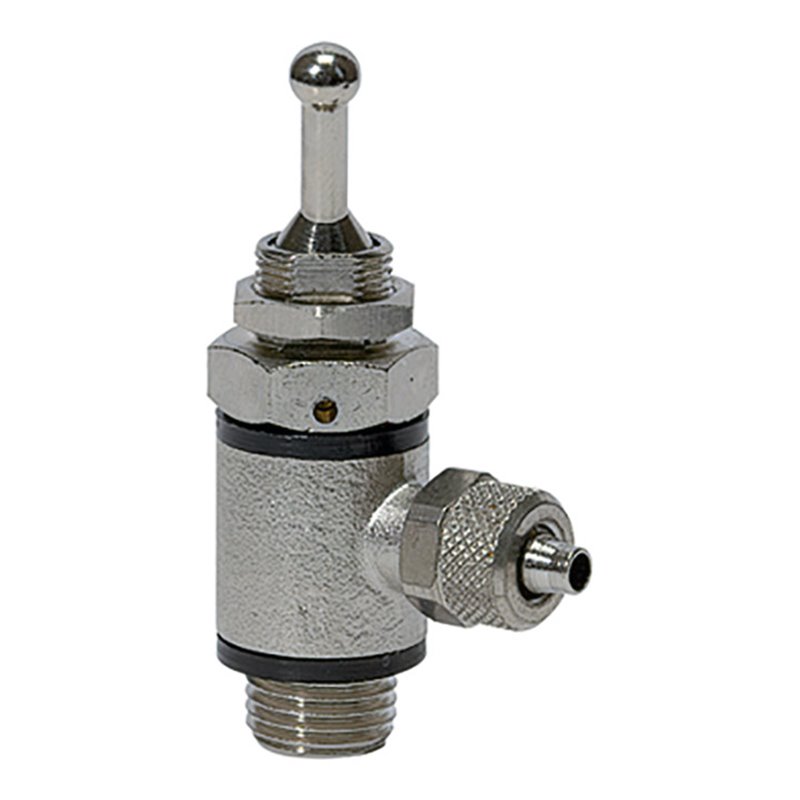 Riegler 3/2-Wege-Kipphebelvent.Schlauchs.Schnellverschr.G1/4,Schl. 6/4