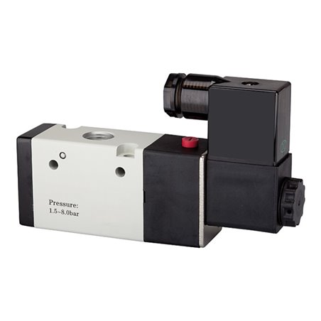 Riegler 3/2-Wegeventil elektropneum., monostabil, NC, G 3/8, 24 V DC