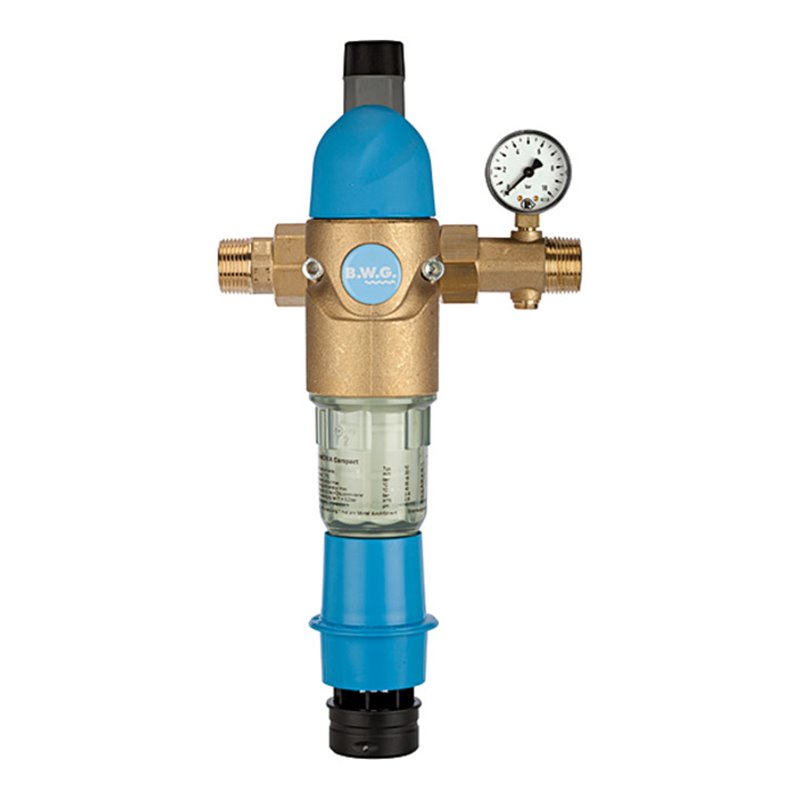 Riegler Rückspülfilter mit Druckregler, DVGW-geprüft, R 3/4