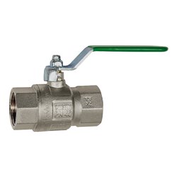 Riegler Trinkwasser-Kugelhahn, Handhebel, IG/IG, MS verchromt, Rp 1 1/2