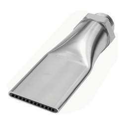 Riegler Lärmarme Flachdüse, 1/2 - 27 UNS, MS vern., Düsenbreite 29,0 mm