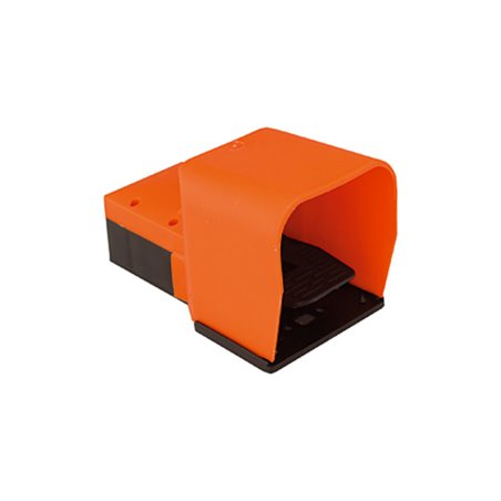 Riegler 3/2-Wege Fußventil bistabil, rastend, mit Fußschutz, 4 mm