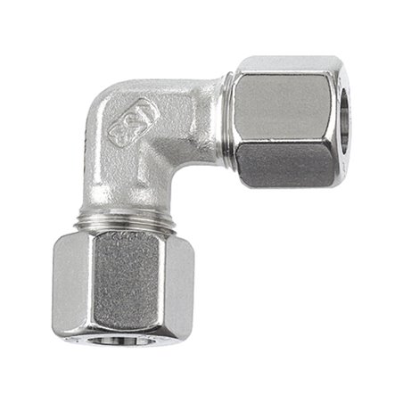 Riegler Winkel-Verschraubung, Rohr-Außen-Ã˜ 18mm, Edelstahl 1.4571, 315bar