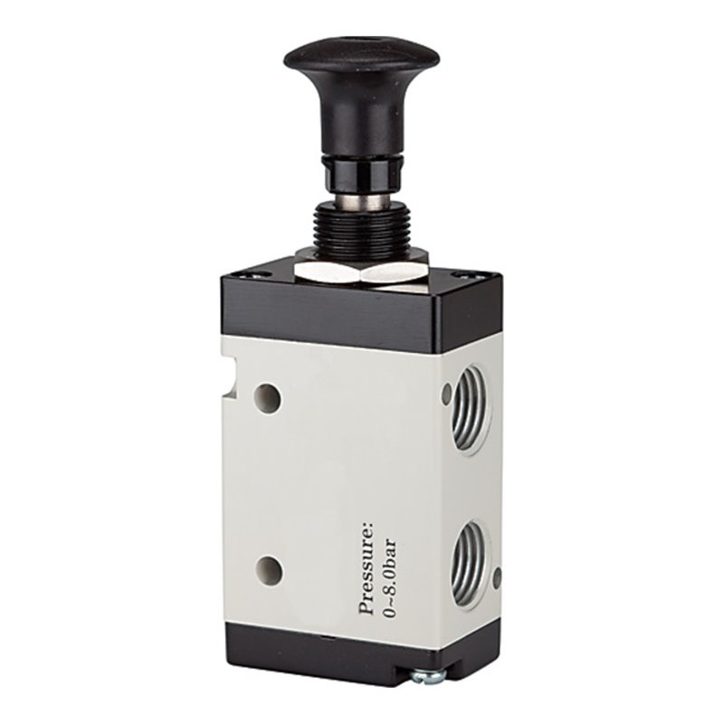 Riegler 3/2-Wegeventil, Druckknopfbetätigung, »3L«, G 1/4, 1300l/min