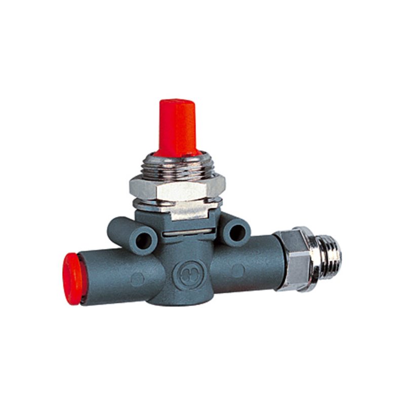 Riegler Absperrventil, Schl. (Eing.) - Gew. (Ausg.), G3/8, Schl.8