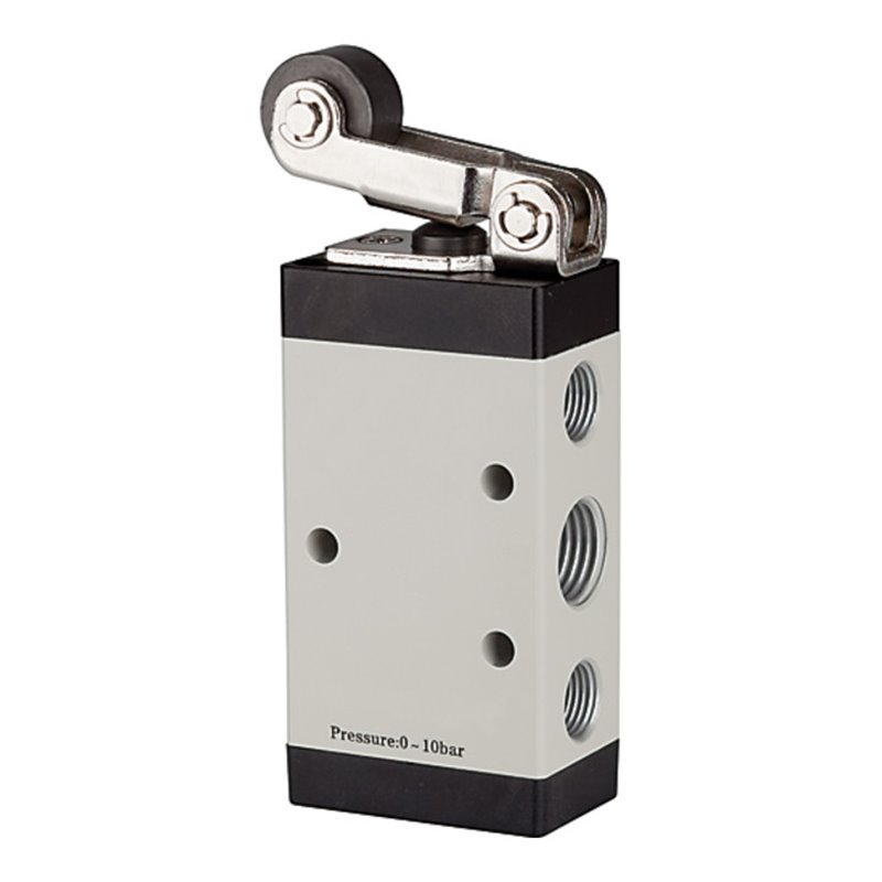 Riegler 5/2-Wegeventil, mechanisch betätigt, »M5«, Rollenhebel, G 1/8