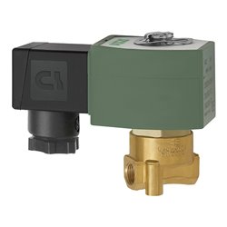 Riegler 2/2-Wege-MV., MS, NC, direktg., 24 V DC, NBR, G 1/4, PN 0-8 bar