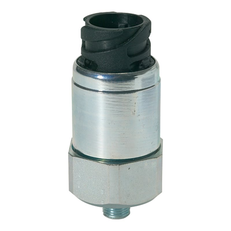 Riegler Druckschalter, Bajonettanschluss, Stahl verz., G 1/8, 1-10 bar