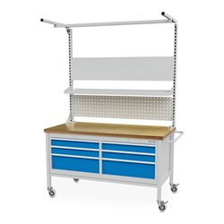 Bedrunka+Hirth Mobile Kastenwerkbank mit 6 Schubladen
