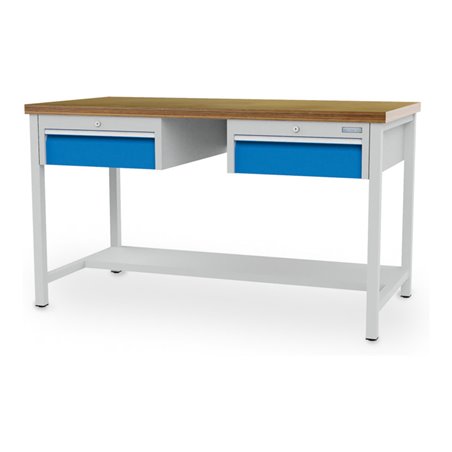 Bedrunka+Hirth Arbeitstisch mit Hängeschubladenblock