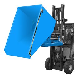 Bauer Südlohn Spänebehälter EXPO-E 1200, lackiert, Lichtblau