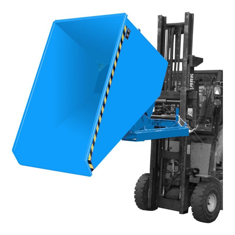 Bauer Südlohn Spänebehälter EXPO-E 1200, lackiert, Lichtblau