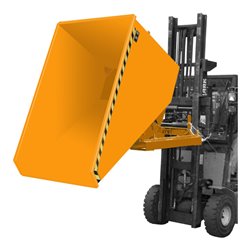 Bauer Südlohn Spänebehälter EXPO-E 1200, lackiert, Gelborange