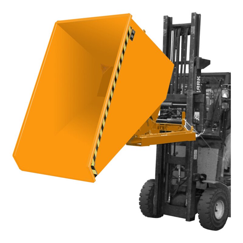 Bauer Südlohn Spänebehälter EXPO-E 1200, lackiert, Gelborange