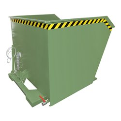 Bauer Südlohn Spänebehälter GU-E 2000, lackiert, Resedagrün