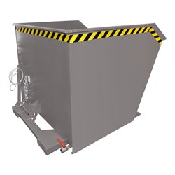 Bauer Südlohn Spänebehälter GU-E 2000, lackiert, Mausgrau