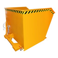 Bauer Südlohn Spänebehälter GU-E 2000, lackiert, Gelborange