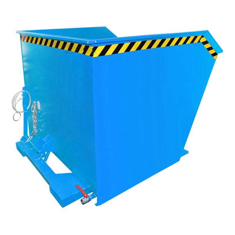 Bauer Südlohn Spänebehälter GU-E 2000, lackiert, Lichtblau