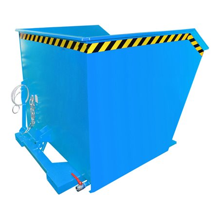 Bauer Südlohn Spänebehälter GU-E 2000, lackiert, Lichtblau