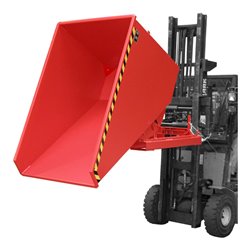 Bauer Südlohn Spänebehälter EXPO-E 1200, lackiert, Feuerrot