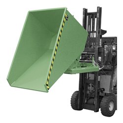 Bauer Südlohn Spänebehälter EXPO-E 1200, lackiert, Resedagrün