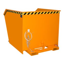 Bauer Südlohn Spänebehälter GU-E 1500, lackiert, Gelborange