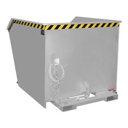 Bauer Südlohn Spänebehälter GU-E 1500, lackiert, Mausgrau