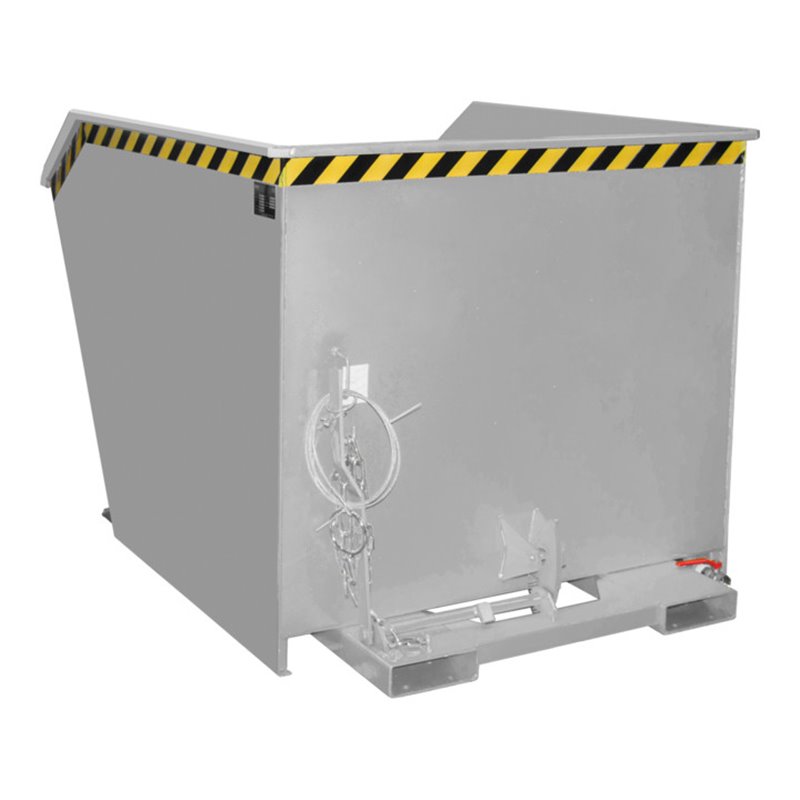 Bauer Südlohn Spänebehälter GU-E 1500, lackiert, Mausgrau