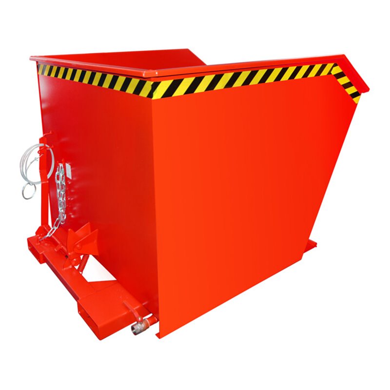 Bauer Südlohn Spänebehälter GU-E 1000, lackiert, Feuerrot