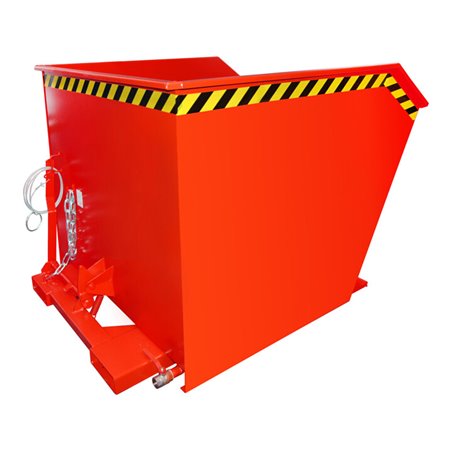 Bauer Südlohn Spänebehälter GU-E 1000, lackiert, Feuerrot