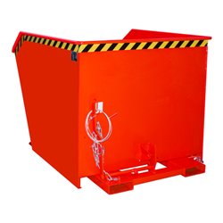 Bauer Südlohn Spänebehälter GU-E 1500, lackiert, Feuerrot