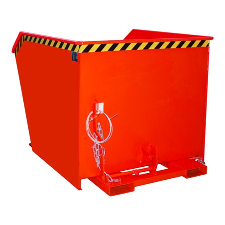 Bauer Südlohn Spänebehälter GU-E 1500, lackiert, Feuerrot